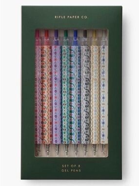 Rifle Paper Co. Gel Pen Set Of 8